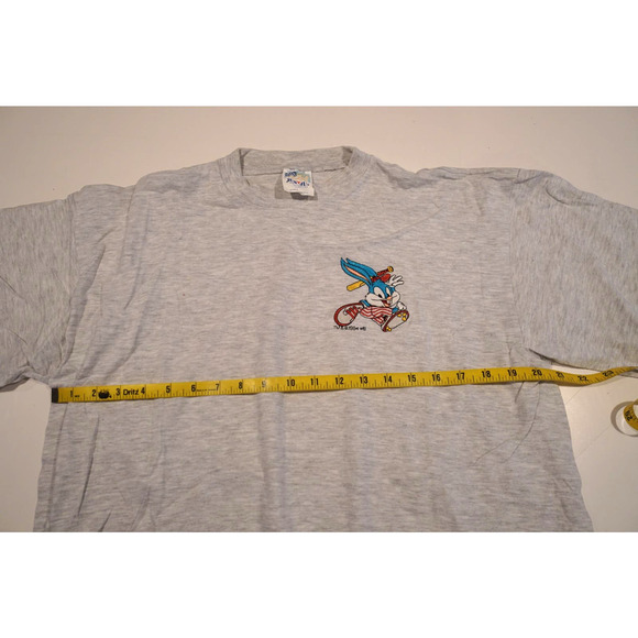 Tiny Toons Vintage 1994 White Tee Shirt large Buster Bunny single stitch - Picture 5 of 7